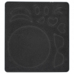 Нож для вырубки "Смайлы" для Машинки для вырубки ОС-5, 14х15 см, сталь, ОСТРОВ СОКРОВИЩ, 663839, 866-080