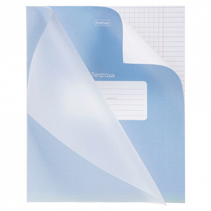 Тетрадь обложка пластик, 18 л., клетка, HATBER, "PROстиль Универсальная" (микс в спайке), 090449, 18Т5В1пл