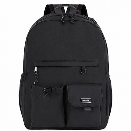 РЕЗЕРВ Рюкзак HEIKKI EDITION универсальный, 6 карманов, черный, 42х30х14 см, код 1С, 272540