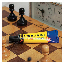 Клей универсальный СЕКУНДА "5 МИНУТ", 30 мл, в шоу-боксе, 403-197