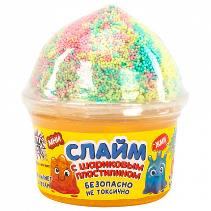 Слайм + шариковый пластилин, 115 г, ассорти 6 видов, JOLLY JOT (ДЖОЛЛИ ДЖОТ), 665949