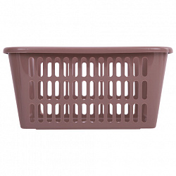 Корзинка 4 литра универсальная, 9,5х30х19,5 см, для хранения, пластик, ассорти, 332, 433320065