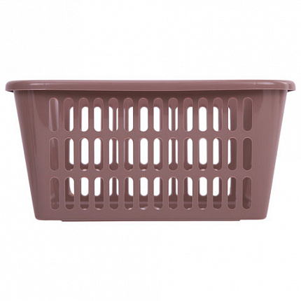 Корзинка 4 литра универсальная, 9,5х30х19,5 см, для хранения, пластик, ассорти, 332, 433320065