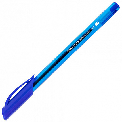 Ручки гелевые BRAUBERG "Extra Glide Gel", НАБОР 6 ЦВЕТОВ, трехгранная, игольчатый наконечник 0,7 мм, линия 0,5 мм, 144078
