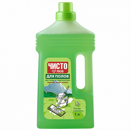 Средство для мытья пола 1 л, ЧИСТОЛЮБ "Горная свежесть", 2300052