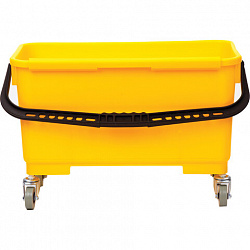 Ведро-тележка на колесах для уборки 24 л, отжим для окномоек и PVA швабр, LAIMA PROFESSIONAL, 606662