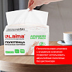 Полотенца бумажные (1 пачка 190 листов) LAIMA (Система H2) ADVANCED UNIT PACK, 2-слойные, 24х21,6 см, Z-сложение, 112138