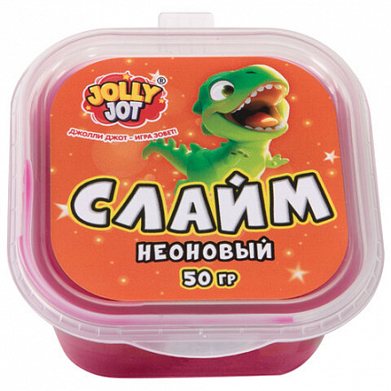 Слайм МИКС, 50 г, АССОРТИ, 8 видов, JOLLY JOT (ДЖОЛЛИ ДЖОТ), 667320