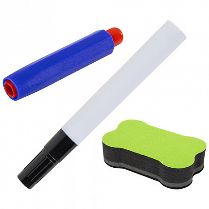 Мольберт растущий 3 в 1 для мела/магнитно-маркерный 50х50 см, бумага для рисования, BRAUBERG KIDS, 238150