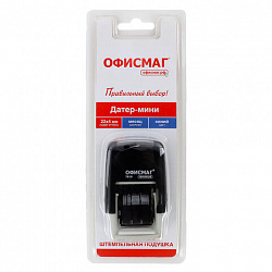 Датер-мини ОФИСМАГ, месяц цифрами, оттиск 22х4 мм, "Printer 7810 BANK", 271926
