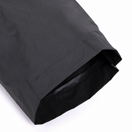 Дождевик плащ на кнопках, EVA, многоразовый прочный, чехол в комплекте, универсальный размер, черный, SHAMAANI (ШАМААНИ), 610932