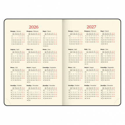 Ежедневник датированный 2026, А5, 145х213 мм, BRAUBERG "Jacket", под кожу, клапан, держатель, зеленый, 117402