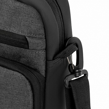 Сумка портфель HEIKKI FORWARD (ХЕЙКИ) с отделением для ноутбука 15,6", темно-серая, 29х40х9 см, 272611