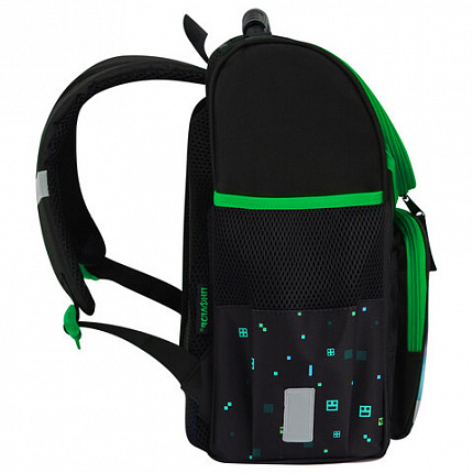 Ранец ПИФАГОР BASIC, 1 отделение, 3 кармана, эргономичная спинка, "Sharp sword", 35х28х18 см, 273138