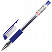 Ручка гелевая с грипом BRAUBERG "Number One", СИНЯЯ, узел 0,5 мм, линия письма 0,35 мм, 141193