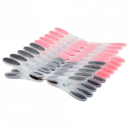 Прищепки бельевые 8,2 см, КОМПЛЕКТ 20 штук, прорезиненный пластик, ассорти, PRIMILA (ПРИМИЛА) PREMIUM, 700522