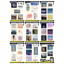 Наклейки виниловые, 45-78 шт., 9 листов, А6, "ЯРКИЕ ДИЗАЙНЫ", АССОРТИ, NALEPKING