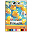 Цветная бумага А4 ТОНИРОВАННАЯ В МАССЕ, 160 листов, 16 цветов, в коробе, 80 г/м2, FUNSTER (ФАНСТЕР), 210х297 мм, 117618