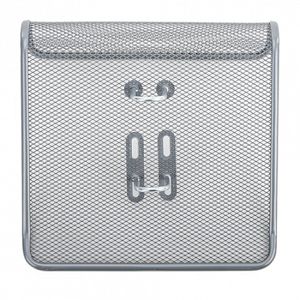 Подставка для календаря большая BRAUBERG "Germanium", металлическая, 57х200х200 мм, серебристая, 231973