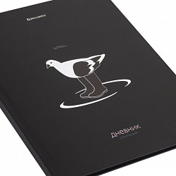 Дневник 5-11 класс 48 л., твердый, BRAUBERG, матовая ламинация, с подсказом, "Штош", 107190