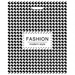 Пакет с вырубной ручкой ПВД, 60х50 см, "Шанель БИГ", 100 мкм, н00145316