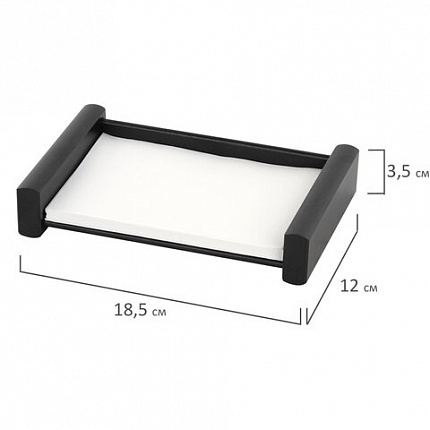 Набор настольный BESTAR "Platon" из дерева, 11 предметов, цвет "черное дерево", 237214