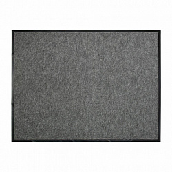 Коврик входной ворсовый влаго-грязезащитный 120х150 см, толщина 7 мм, серый, VORTEX, 22099/24201