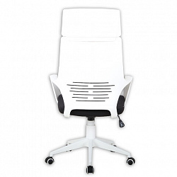 Кресло офисное BRABIX PREMIUM "Prime EX-515", пластик белый, ткань, черное, 531812