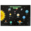 Настольное покрытие BRAUBERG KIDS, А3+, пластик, 46x33 см, "Открытый космос", 271731