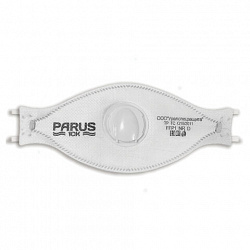 Респиратор противоаэрозольный, базовый класс защиты FFP1, с клапаном, PARUS 1СК, 1222202