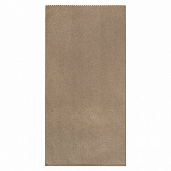 Крафт-пакет бумажный 12х8х24 см, КОМПЛЕКТ 100 шт., плотность 90 г/м2, LAIMA ECO CRAFT, 609682