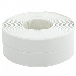 Клейкая лента бордюрная для ванны и кухни повышенной клейкости 38 мм х 3,35 м, бутил, DASWERK (ДАСВЕРК), 608774