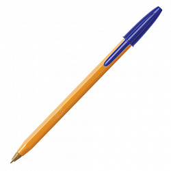 Ручка шариковая BIC "Orange", СИНЯЯ, корпус оранжевый, узел 0,8 мм, линия письма 0,3 мм, 8099221