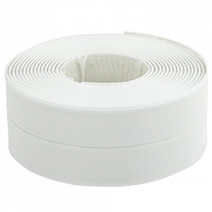 Клейкая лента бордюрная для ванны и кухни повышенной клейкости 38 мм х 3,35 м, бутил, DASWERK (ДАСВЕРК), 608774