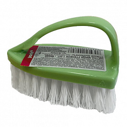 Щетка для одежды/обуви, средняя, 7,5х10,5х5 см, пластик, цвет ассорти, "Утюжок", YORK, 40020