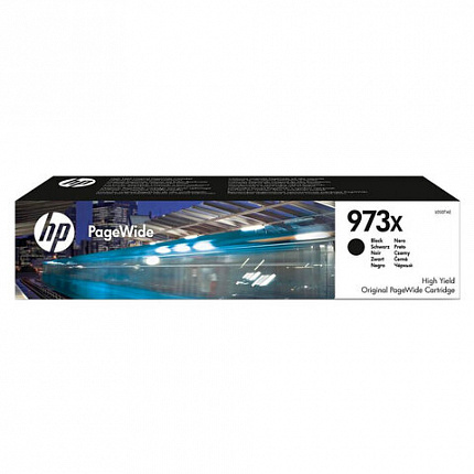 Картридж струйный HP (L0S07AE) PW Pro 477dw/452dw, №973X, черный, оригинальный, увеличенный ресурс 10000 страниц