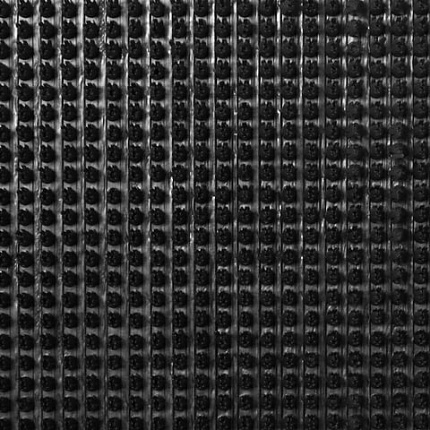 Коврик-дорожка грязезащитный "ТРАВКА", 0,9x15 м, толщина 9 мм, черный, В РУЛОНЕ, VORTEX, 24004