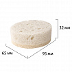 Губки для посуды 9,5х6,5х3,2 см, ОВАЛЬНЫЕ, КОМПЛЕКТ 10 штук, ПЕНОЭФФЕКТ, ПОРИСТЫЕ, "LATTE", LAIMA, 702723