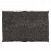 Коврик входной ворсовый влаго-грязезащитный 90х120 см, толщина 7 мм, ребристый, черный, LAIMA, 602874