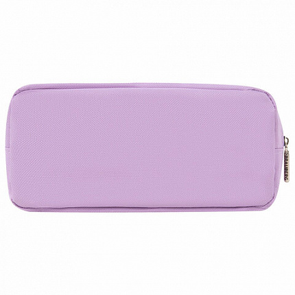 Пенал мягкий BRAUBERG PASTEL, 2 отделения, фиолетовый, 21х9,5х5 см, 272278