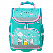 Ранец ЮНЛАНДИЯ WISE, 1 отделение, 3 кармана, устойчивое дно, "Soft paws", 37х29х15 см, 229946