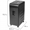 Уничтожитель (шредер) BRAUBERG PROFESSIONAL PS-2042m, CD, "HeavyDuty", 5 уровень секретности, 2х10 мм, 20 листов, корзина 42 литра, 532595
