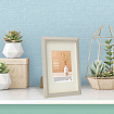 Рамка 21х30 см с паспарту 13х18 см, небьющаяся, аналог IKEA, багет 26 мм, МДФ, BRAUBERG "Zool", серая, 391377