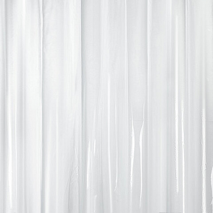 Шторка для ванной EVA, 180х200 см, кольца в комплекте, БЕЛЫЕ ЛИНИИ, PRIMILA (ПРИМИЛА), 700105