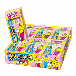 Жевательная резинка "Карандаши", 15 г, КАНДИ КЛАБ, GUM024-1