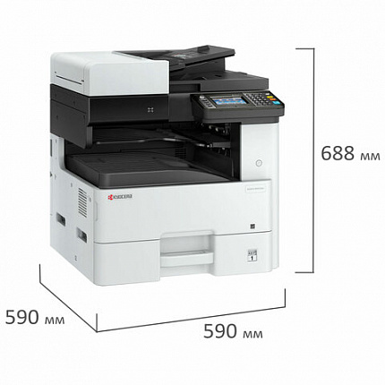 МФУ лазерное KYOCERA M4125idn "3 в 1", А3, 25 стр./мин., 100 000 стр./мес., ДУПЛЕКС, АПД, сетевая карта, 1102P23NL0