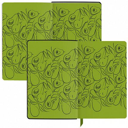 Ежедневник недатированный А5 (138х213 мм), BRAUBERG VISTA, под кожу, твердый, 136 л., "Avocado", 112026