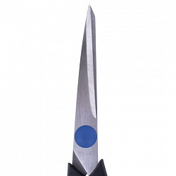 Ножницы BRAUBERG "Soft Grip", 190 мм, черно-синие, резиновые вставки, 3-сторонняя заточка, 230762