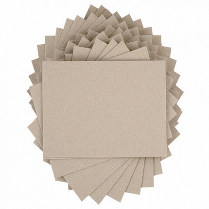 Картон переплетный, толщина 1,5 мм, А6 (105х148 мм), КОМПЛЕКТ 40 шт., BRAUBERG ART, 665562