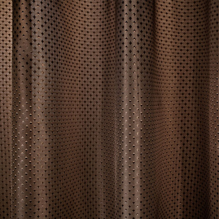 Шторка для ванной ПОЛИЭСТЕР, 180х180 см, кольца в комплекте, КОРИЧНЕВЫЙ БРИЛЛИАНТ, PRIMILA (ПРИМИЛА), 700091